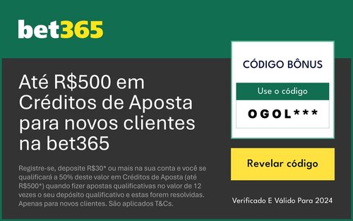 Bônus na Bet365