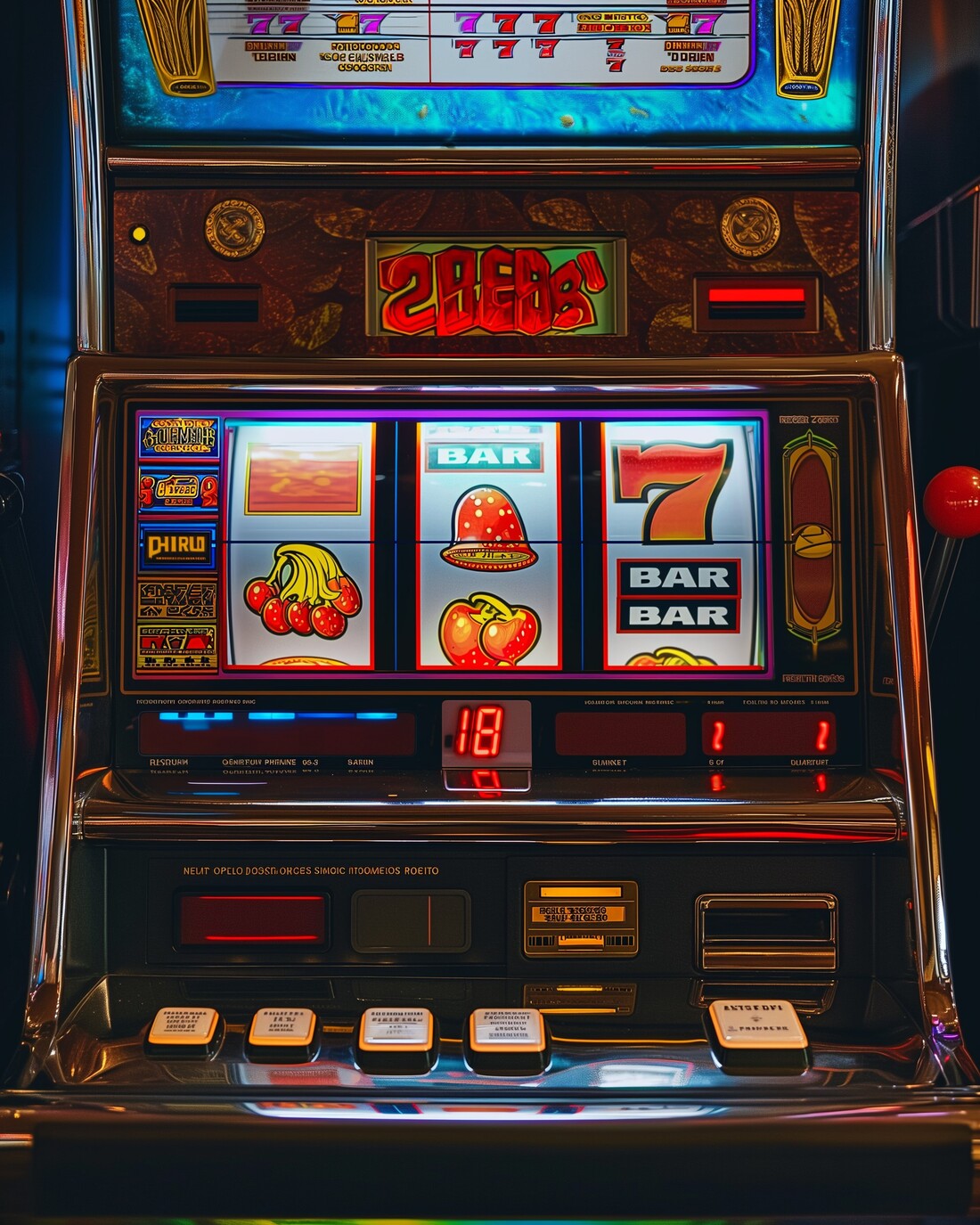 Operação de slots de cassino