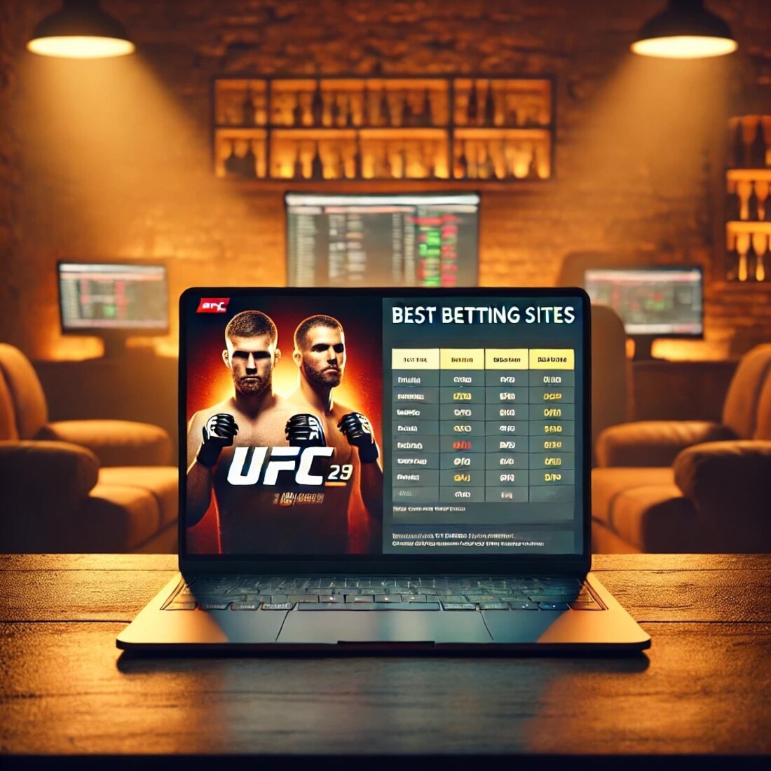 Sites de apostas UFC